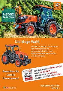 Werbung Kubota Plakat